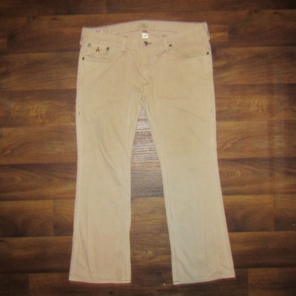 True Religion Other - True Religion Billy QT Khaki Sz 40 Jeans Vintage